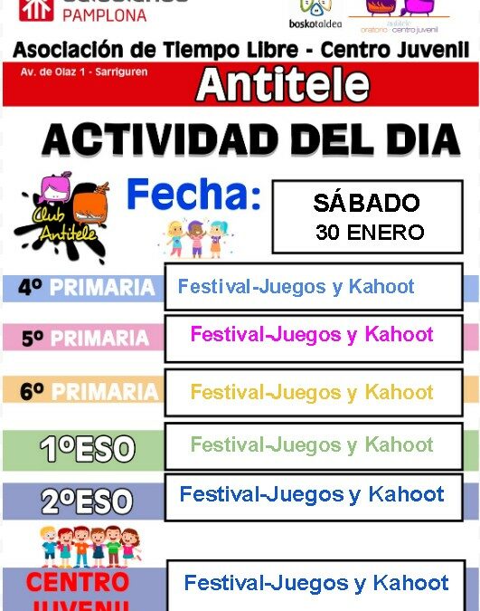 FORMULARIO INSCRIPCIÓN SÁBADO 30 DE ENERO