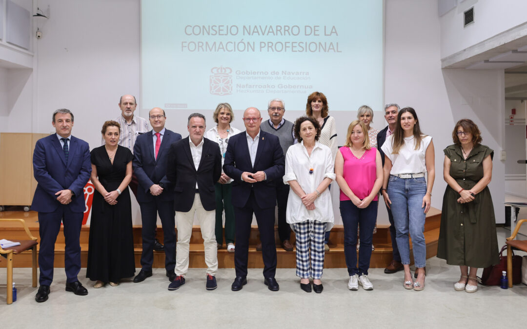 Reunión del Consejo Navarro de la Formación Profesional