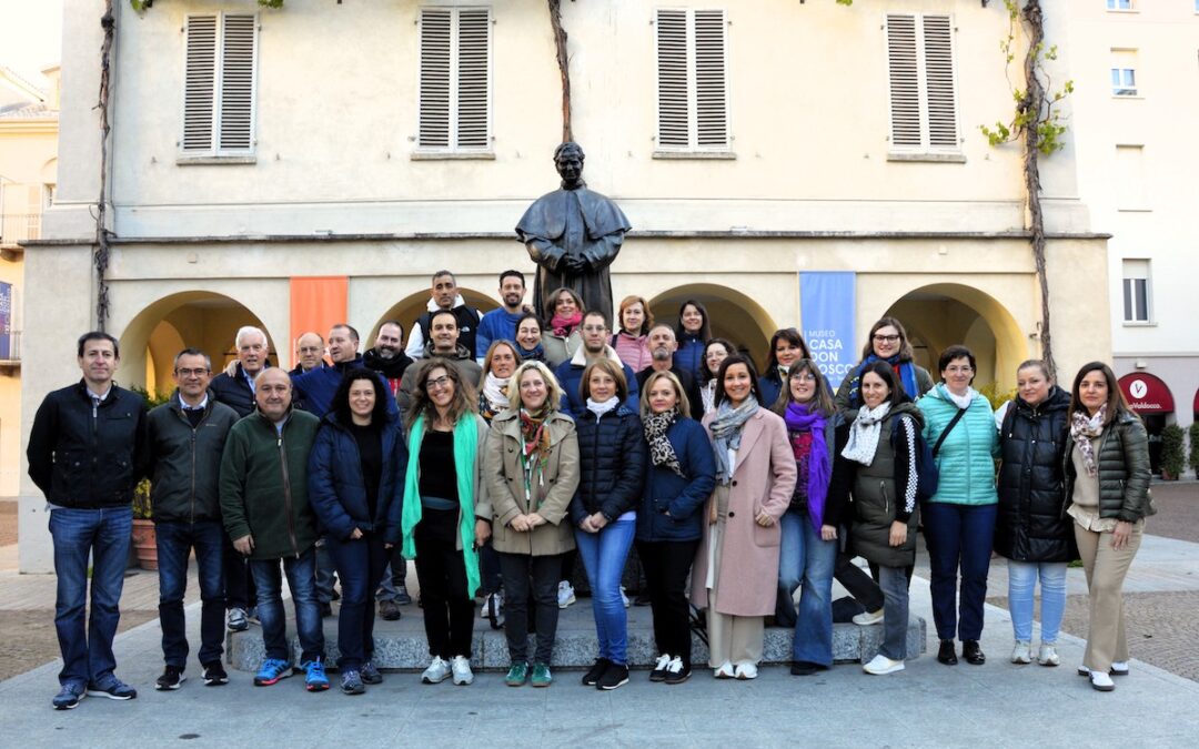 Dos docentes de nuestro centro en “los lugares de Don Bosco”