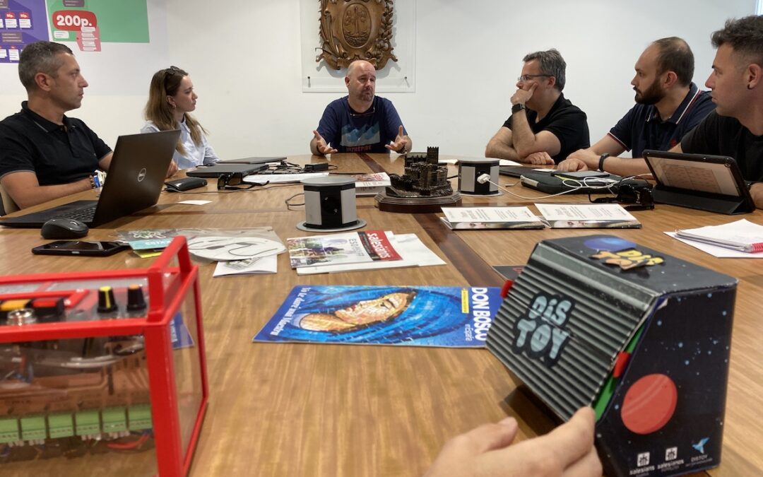 6 profesores italianos realizan un “JobShadowing” en Salesianos Pamplona