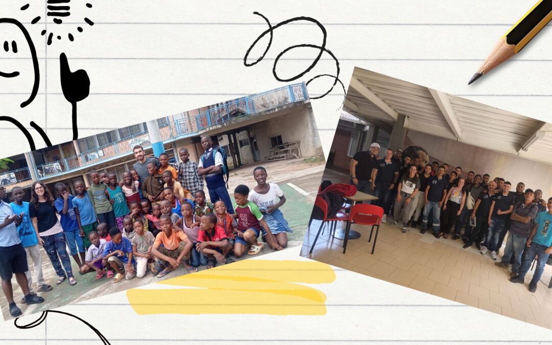 Dos profesores de Salesianos Pamplona, voluntarios en Nigeria y Colombia